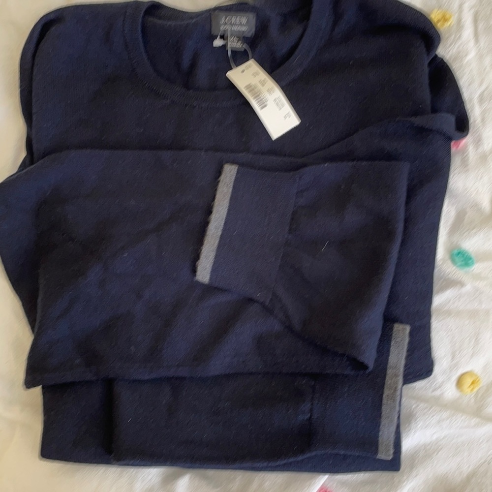 NWT Merino Navy Crewneck. XL